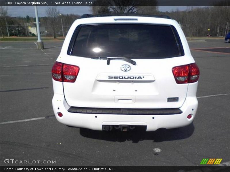 Super White / Sand Beige 2008 Toyota Sequoia SR5
