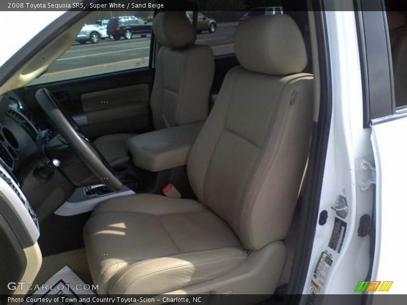 Super White / Sand Beige 2008 Toyota Sequoia SR5
