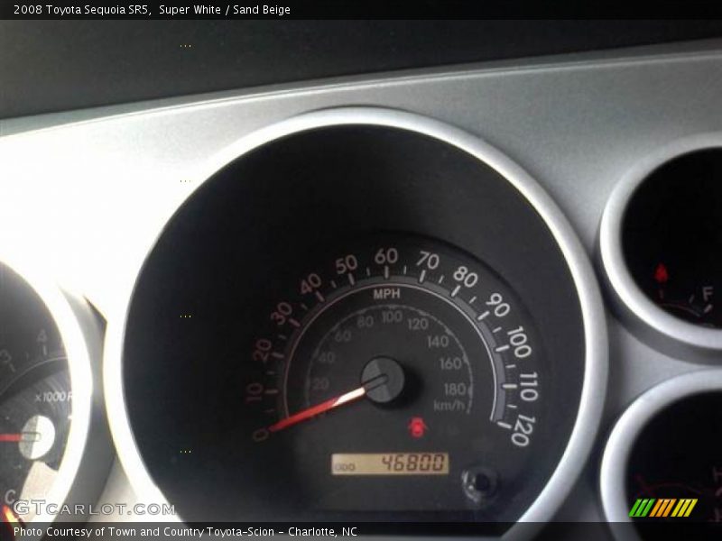 Super White / Sand Beige 2008 Toyota Sequoia SR5