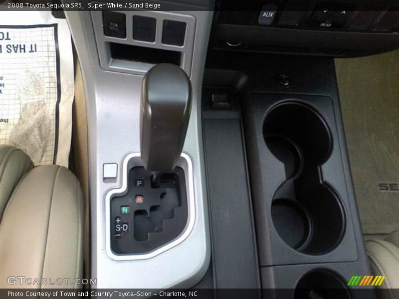 Super White / Sand Beige 2008 Toyota Sequoia SR5