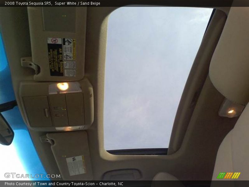 Super White / Sand Beige 2008 Toyota Sequoia SR5
