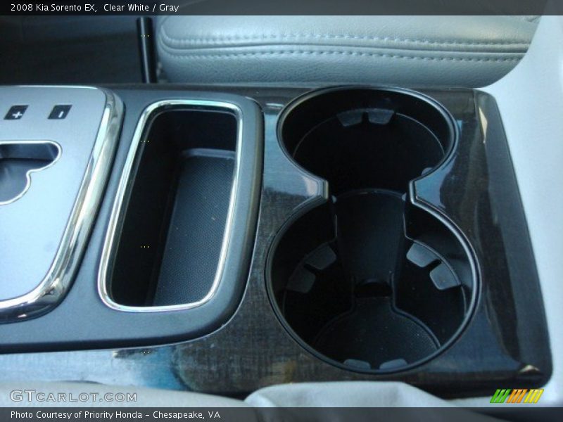 Clear White / Gray 2008 Kia Sorento EX