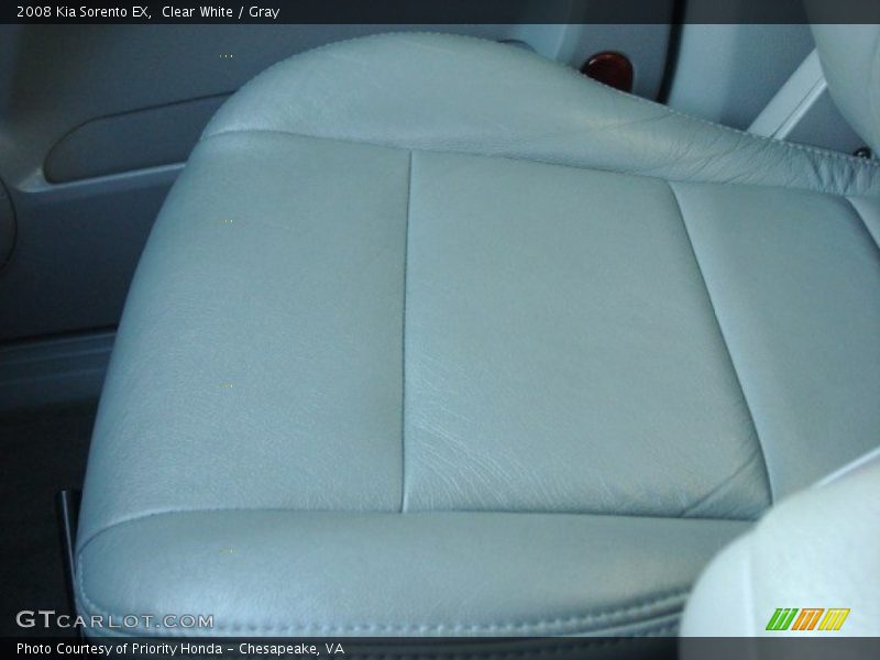 Clear White / Gray 2008 Kia Sorento EX