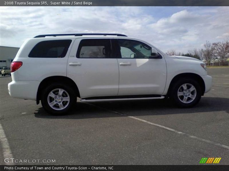 Super White / Sand Beige 2008 Toyota Sequoia SR5