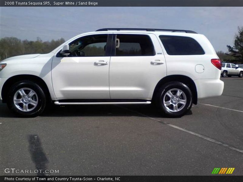 Super White / Sand Beige 2008 Toyota Sequoia SR5