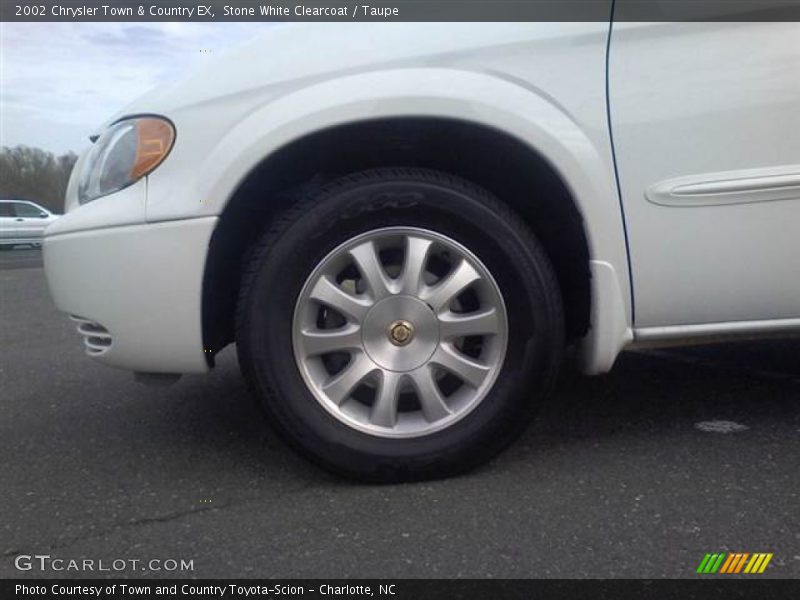 Stone White Clearcoat / Taupe 2002 Chrysler Town & Country EX