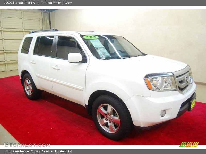 Taffeta White / Gray 2009 Honda Pilot EX-L
