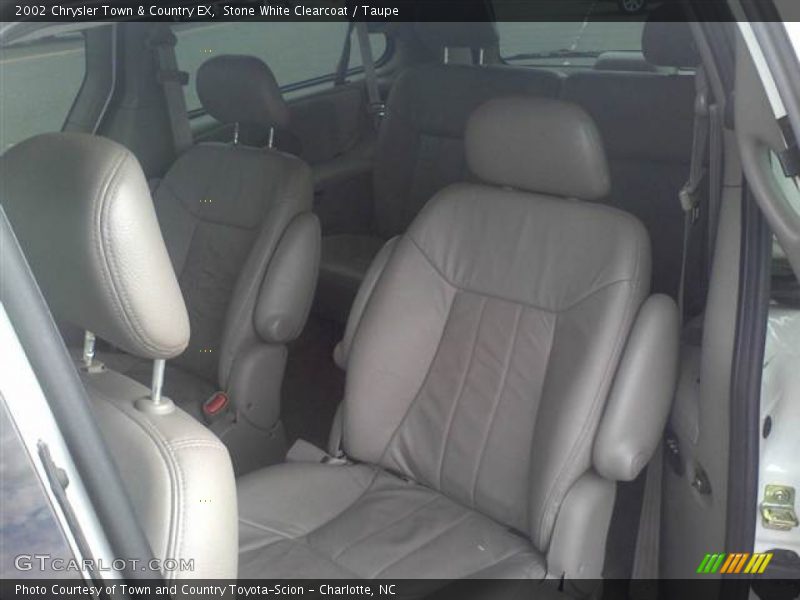 Stone White Clearcoat / Taupe 2002 Chrysler Town & Country EX