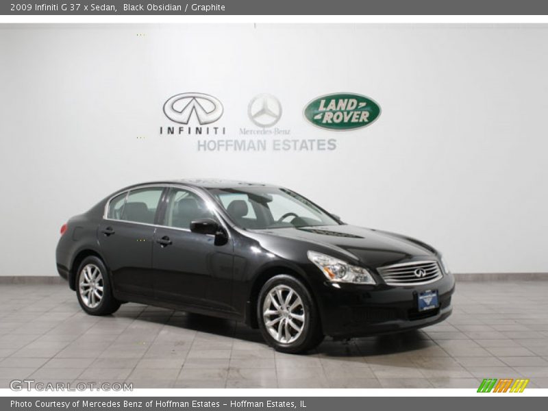 Black Obsidian / Graphite 2009 Infiniti G 37 x Sedan