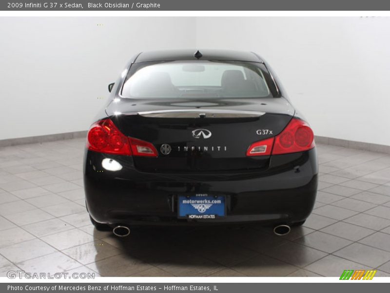 Black Obsidian / Graphite 2009 Infiniti G 37 x Sedan