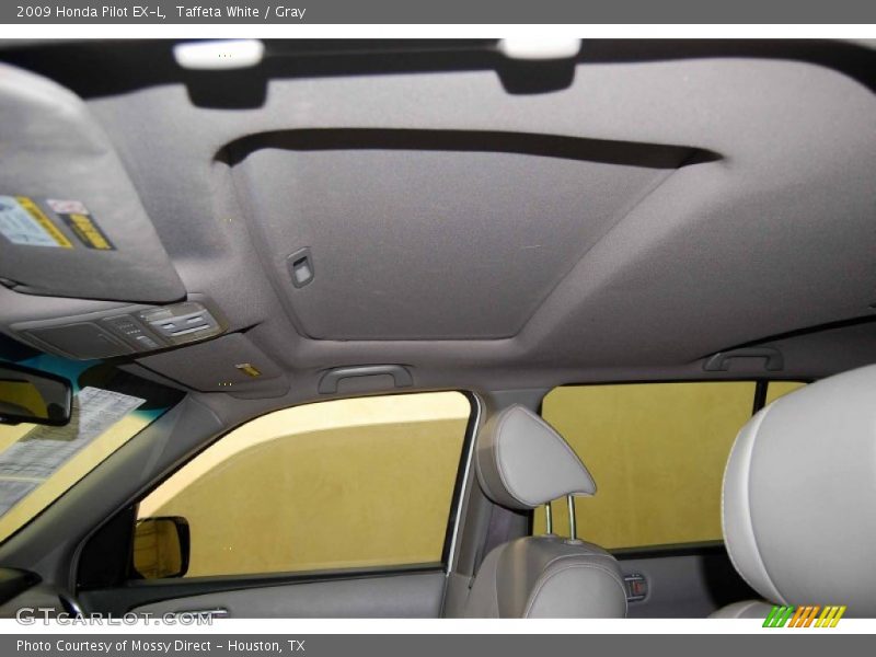 Taffeta White / Gray 2009 Honda Pilot EX-L