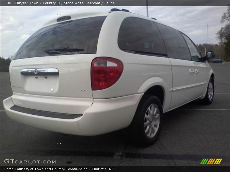 Stone White Clearcoat / Taupe 2002 Chrysler Town & Country EX