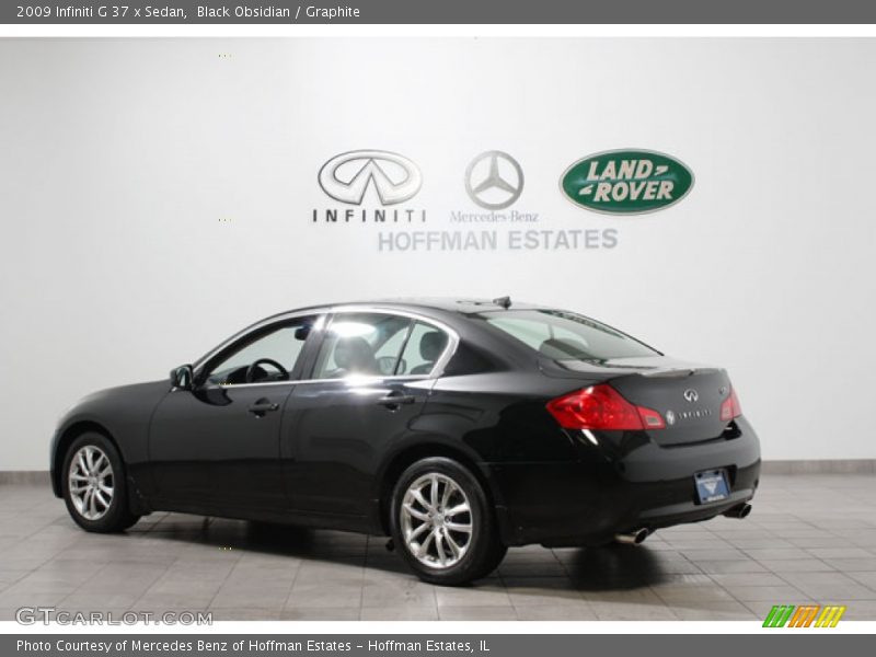 Black Obsidian / Graphite 2009 Infiniti G 37 x Sedan