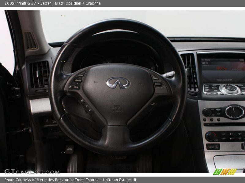 Black Obsidian / Graphite 2009 Infiniti G 37 x Sedan