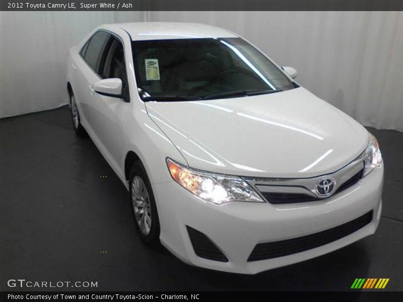 Super White / Ash 2012 Toyota Camry LE