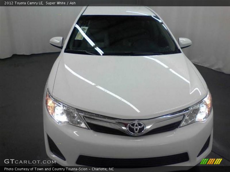 Super White / Ash 2012 Toyota Camry LE