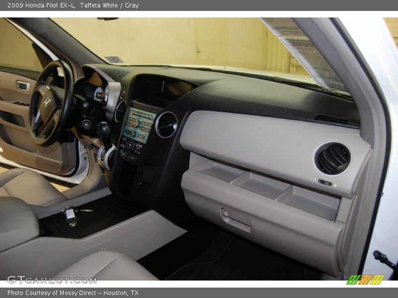 Taffeta White / Gray 2009 Honda Pilot EX-L