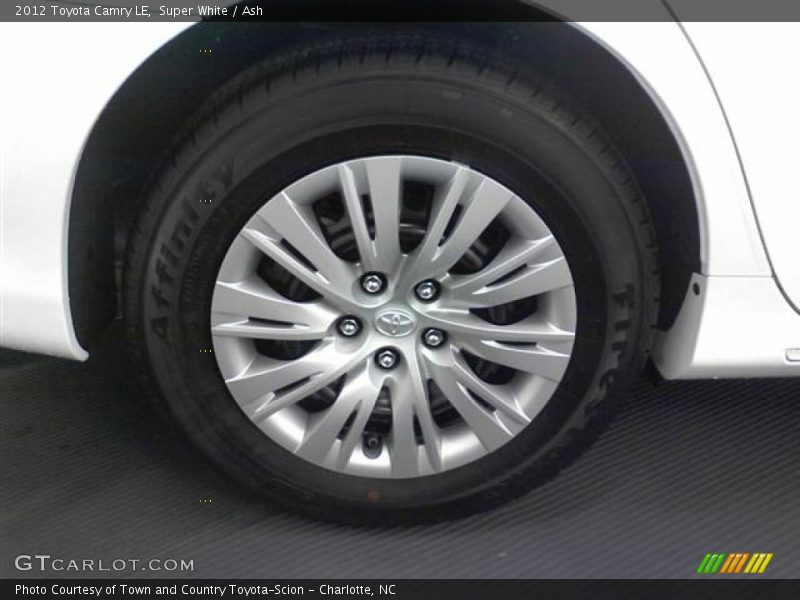 Super White / Ash 2012 Toyota Camry LE