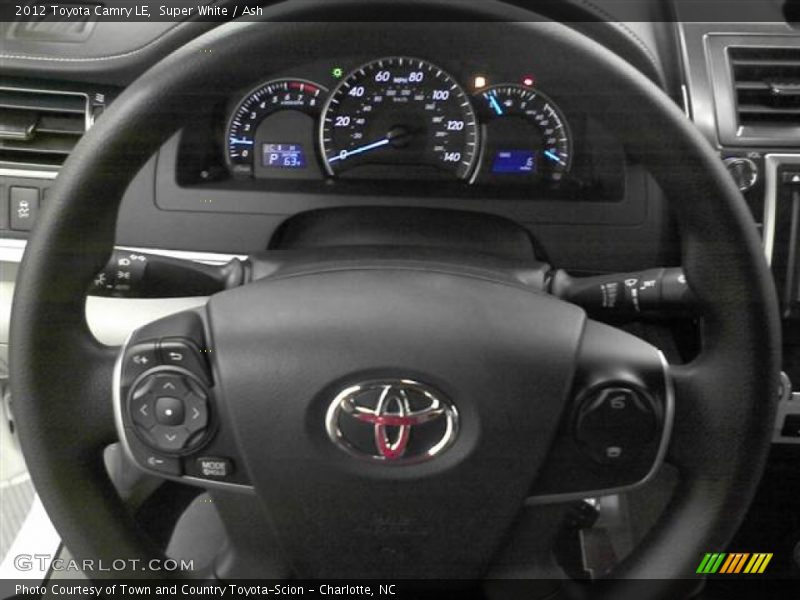 Super White / Ash 2012 Toyota Camry LE