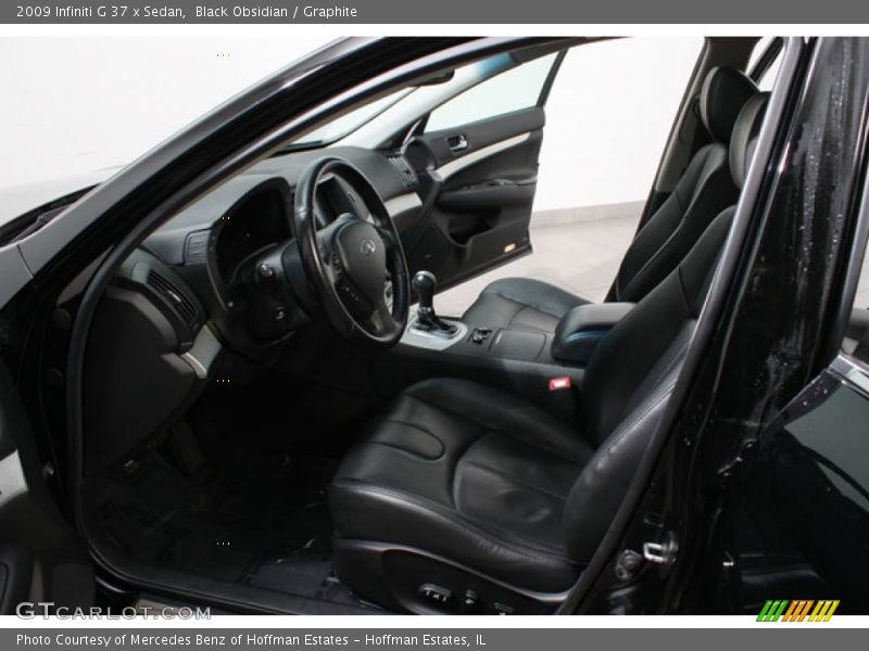 Black Obsidian / Graphite 2009 Infiniti G 37 x Sedan
