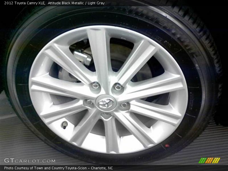 Attitude Black Metallic / Light Gray 2012 Toyota Camry XLE