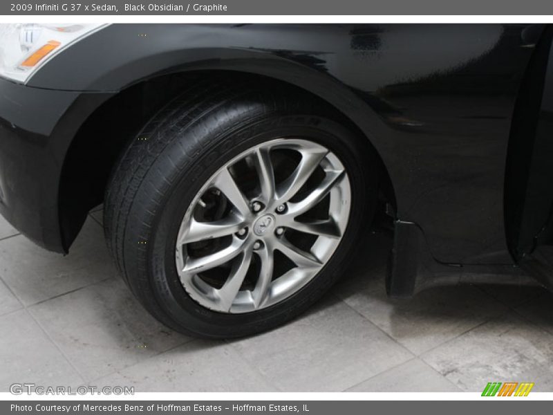 Black Obsidian / Graphite 2009 Infiniti G 37 x Sedan