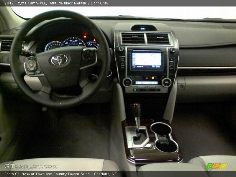 Attitude Black Metallic / Light Gray 2012 Toyota Camry XLE