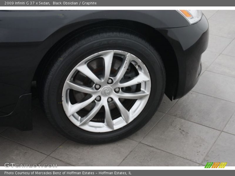 Black Obsidian / Graphite 2009 Infiniti G 37 x Sedan