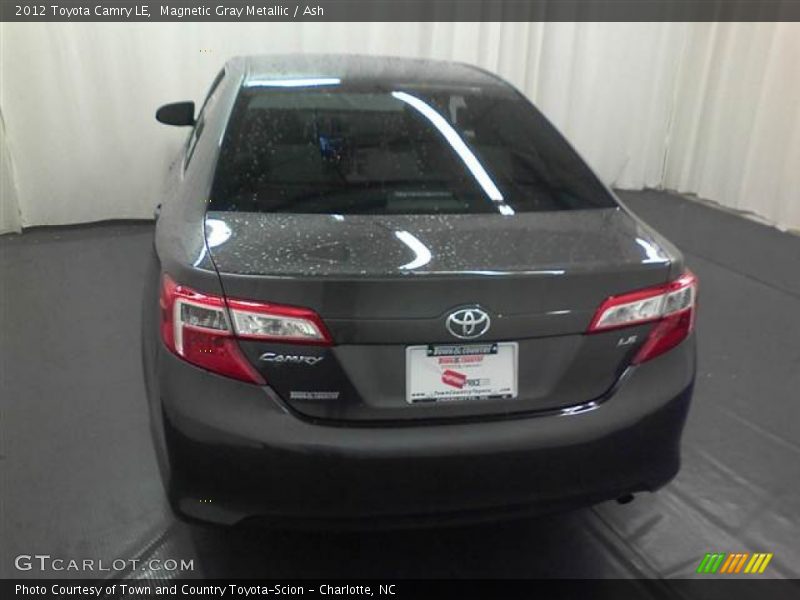 Magnetic Gray Metallic / Ash 2012 Toyota Camry LE