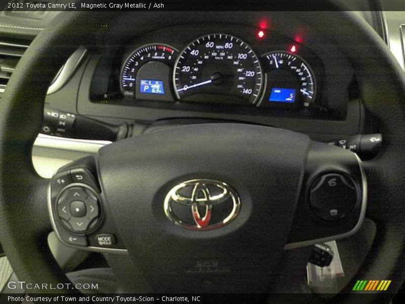 Magnetic Gray Metallic / Ash 2012 Toyota Camry LE