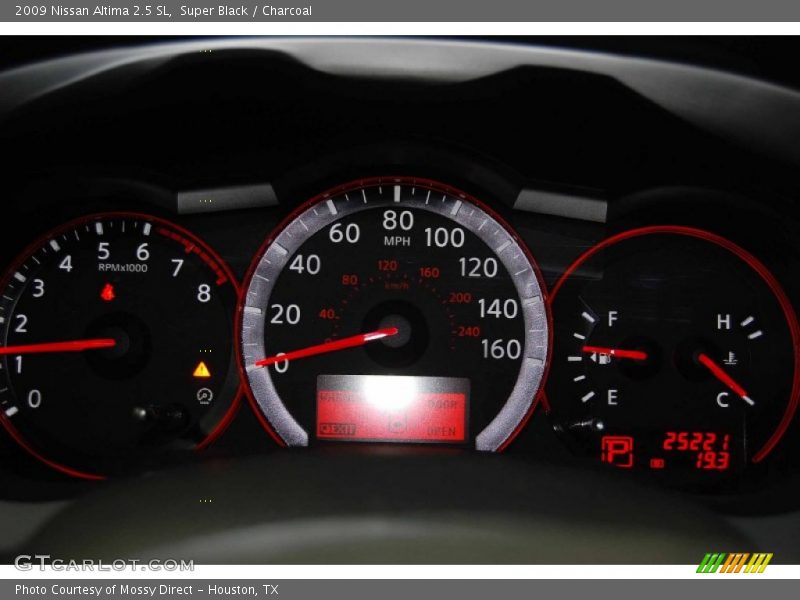 Super Black / Charcoal 2009 Nissan Altima 2.5 SL
