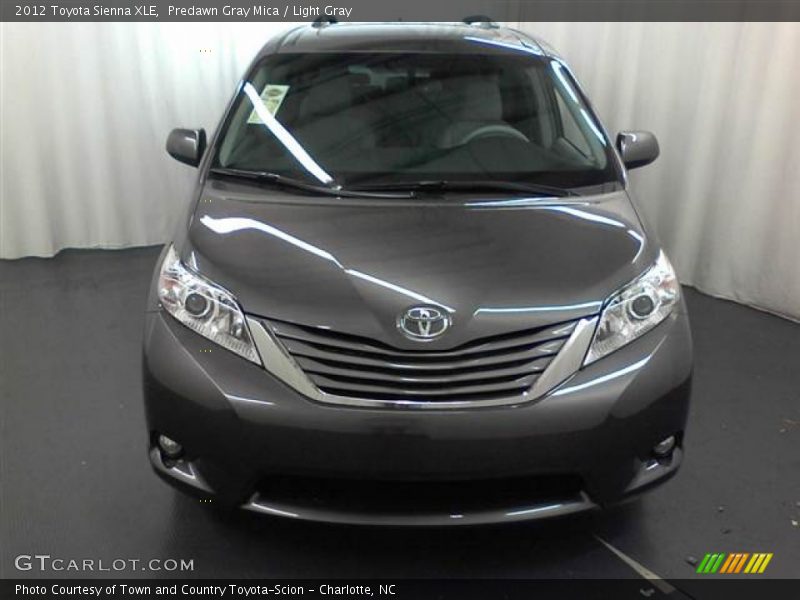 Predawn Gray Mica / Light Gray 2012 Toyota Sienna XLE