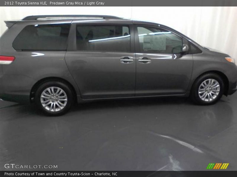 Predawn Gray Mica / Light Gray 2012 Toyota Sienna XLE