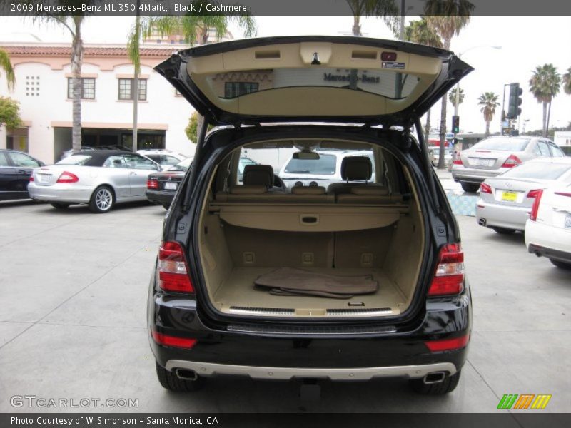 Black / Cashmere 2009 Mercedes-Benz ML 350 4Matic
