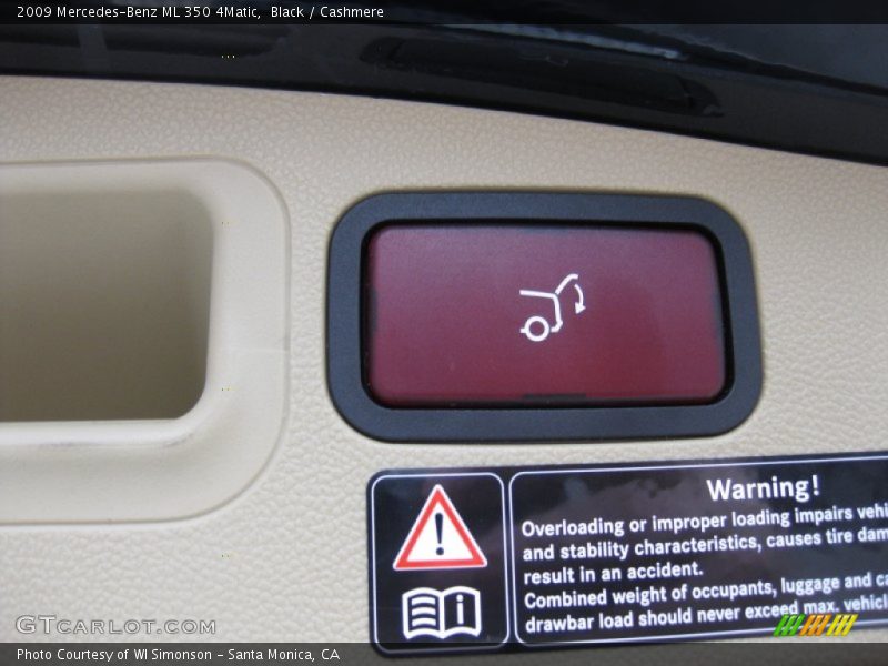 Black / Cashmere 2009 Mercedes-Benz ML 350 4Matic