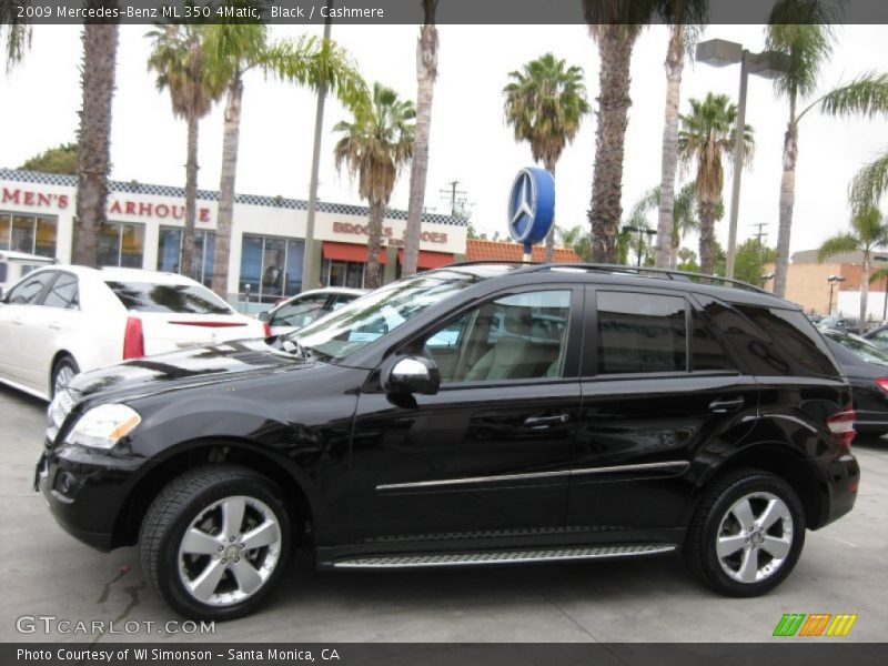 Black / Cashmere 2009 Mercedes-Benz ML 350 4Matic