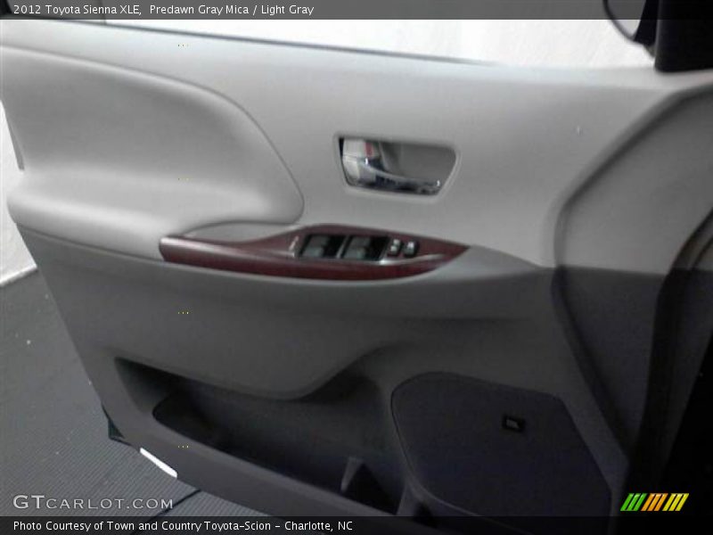 Predawn Gray Mica / Light Gray 2012 Toyota Sienna XLE