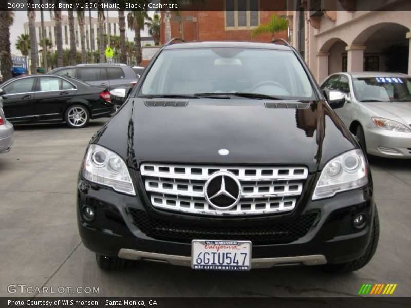 Black / Cashmere 2009 Mercedes-Benz ML 350 4Matic