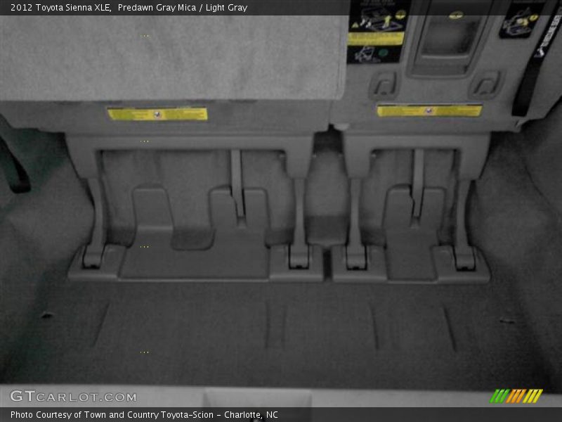 Predawn Gray Mica / Light Gray 2012 Toyota Sienna XLE