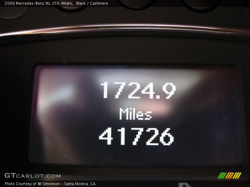 Black / Cashmere 2009 Mercedes-Benz ML 350 4Matic