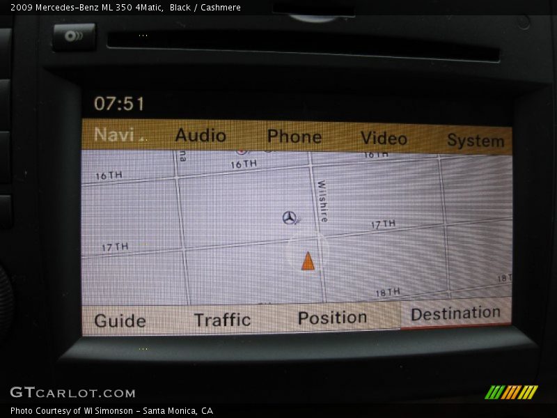 Black / Cashmere 2009 Mercedes-Benz ML 350 4Matic