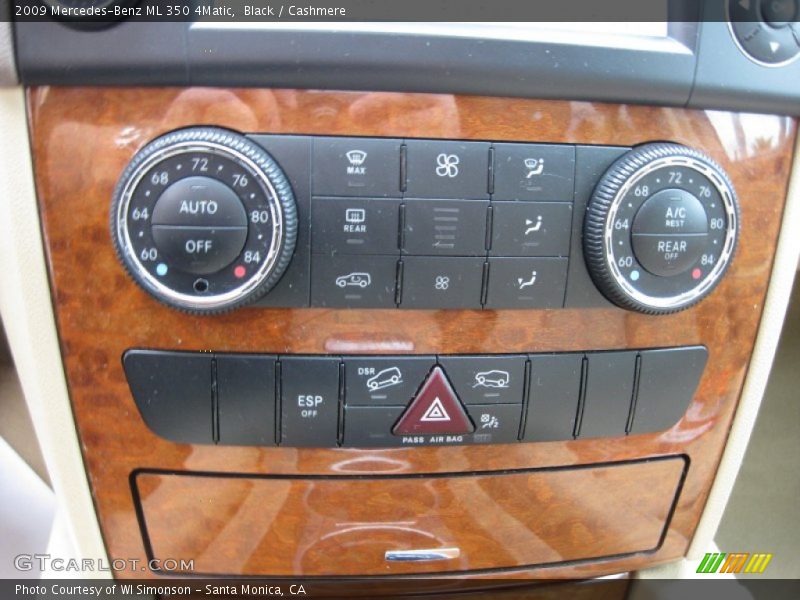 Black / Cashmere 2009 Mercedes-Benz ML 350 4Matic