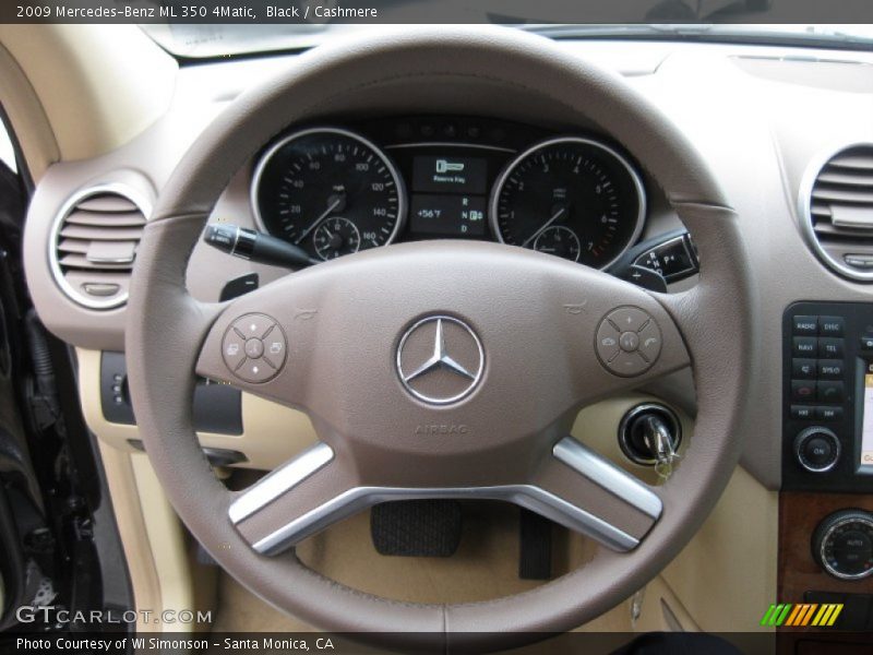 Black / Cashmere 2009 Mercedes-Benz ML 350 4Matic