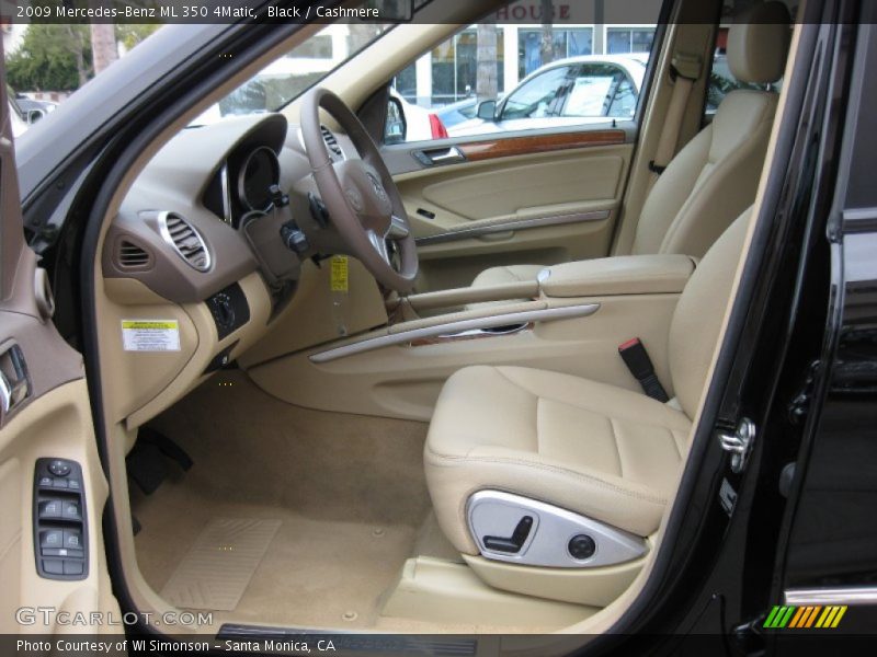 Black / Cashmere 2009 Mercedes-Benz ML 350 4Matic