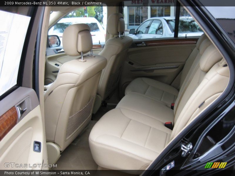 Black / Cashmere 2009 Mercedes-Benz ML 350 4Matic