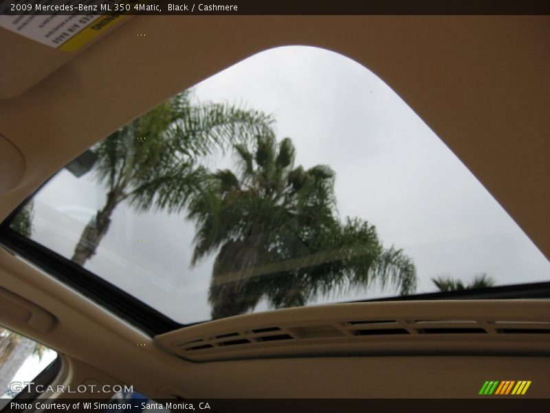 Black / Cashmere 2009 Mercedes-Benz ML 350 4Matic