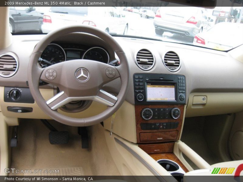 Black / Cashmere 2009 Mercedes-Benz ML 350 4Matic