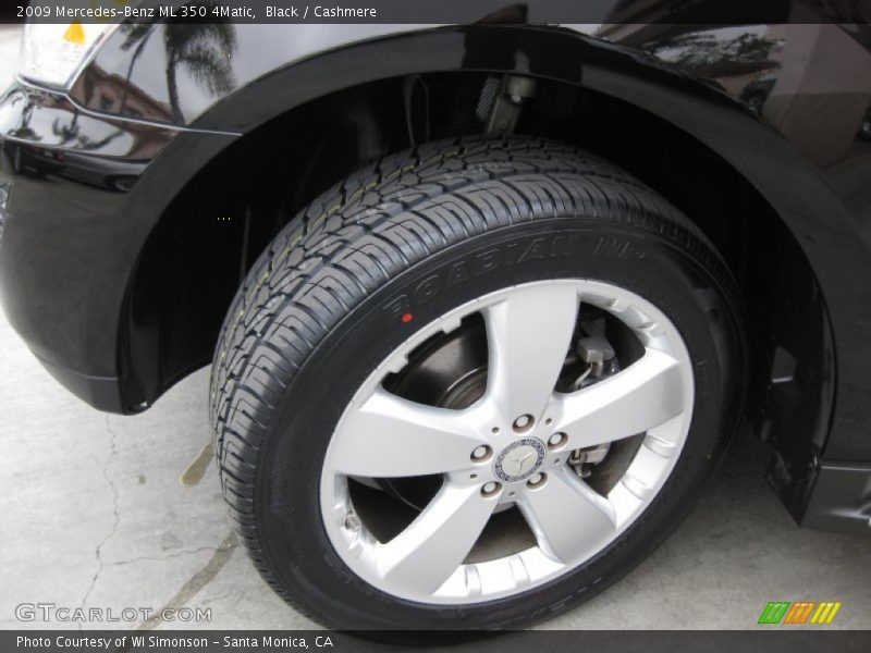 Black / Cashmere 2009 Mercedes-Benz ML 350 4Matic