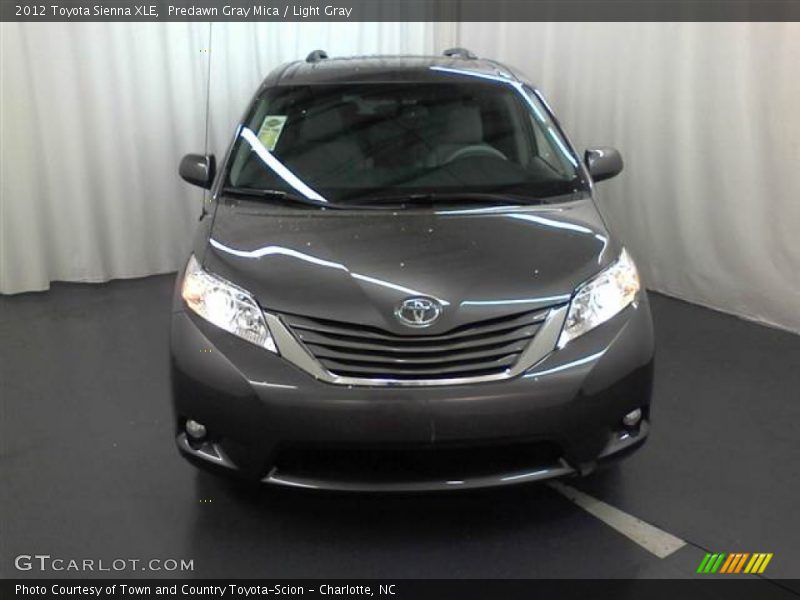Predawn Gray Mica / Light Gray 2012 Toyota Sienna XLE
