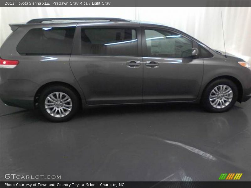 Predawn Gray Mica / Light Gray 2012 Toyota Sienna XLE